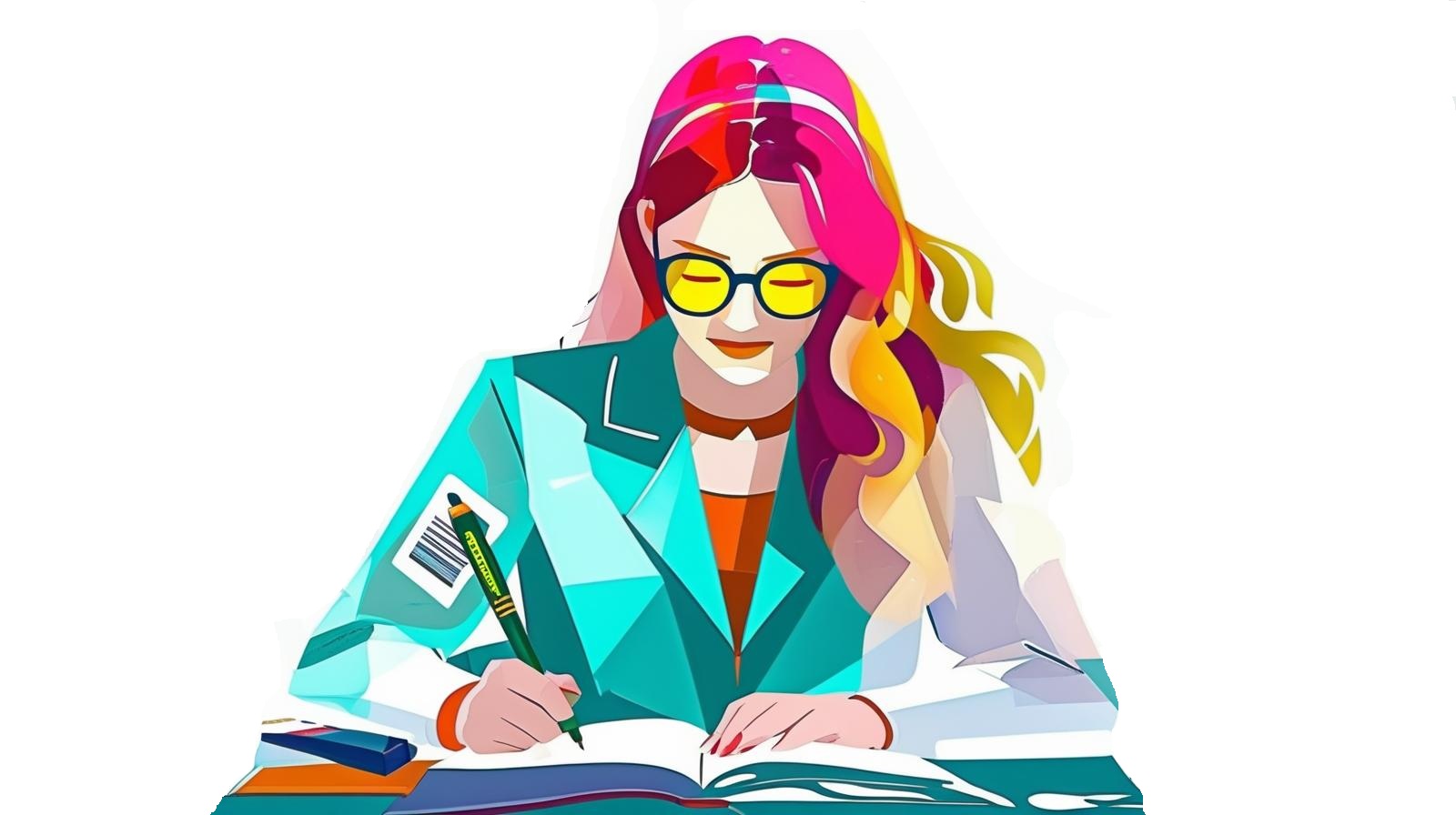 Sophia Writing Her Essay With The Support From No1assignmenthelp